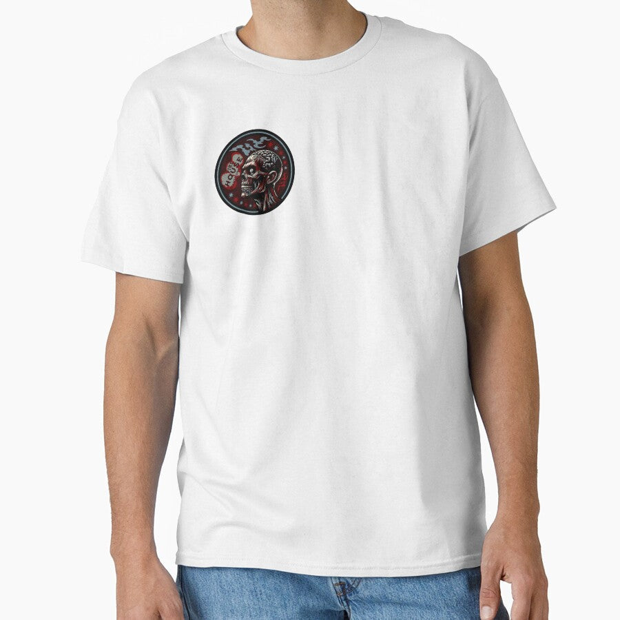 Fire House Kreepa Mind Dark Skull Badge Graphic by - Adult & Kids T-Shirts, Sweatshirts & Hoodies apparel design preview 1