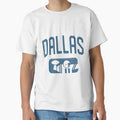 Dallas Football Sketch Art T-Shirt - Graphic Print Unisex - T-Shirt, Sweatshirt, Hoodie