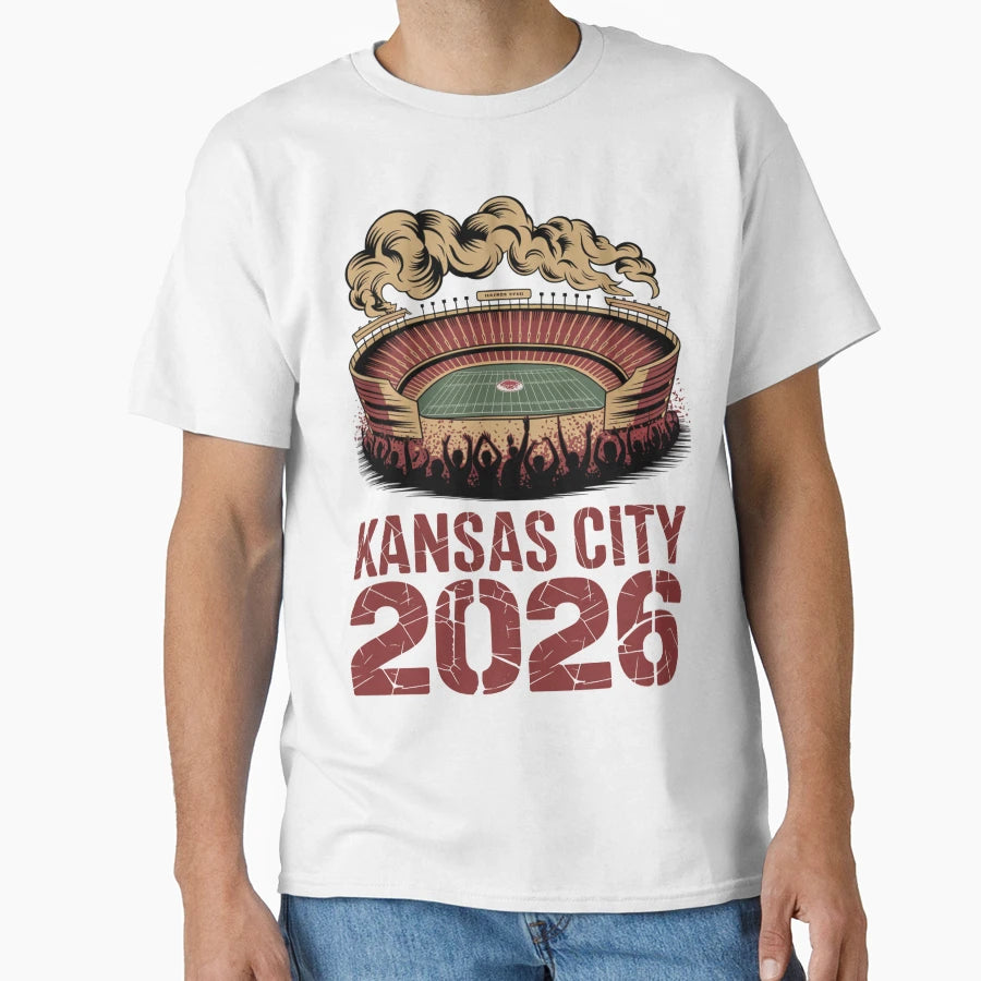 Kansas City 2026 Arrowhead Stadium T-Shirt - Minimalist Print Unisex - T-Shirt, Sweatshirt, Hoodie
