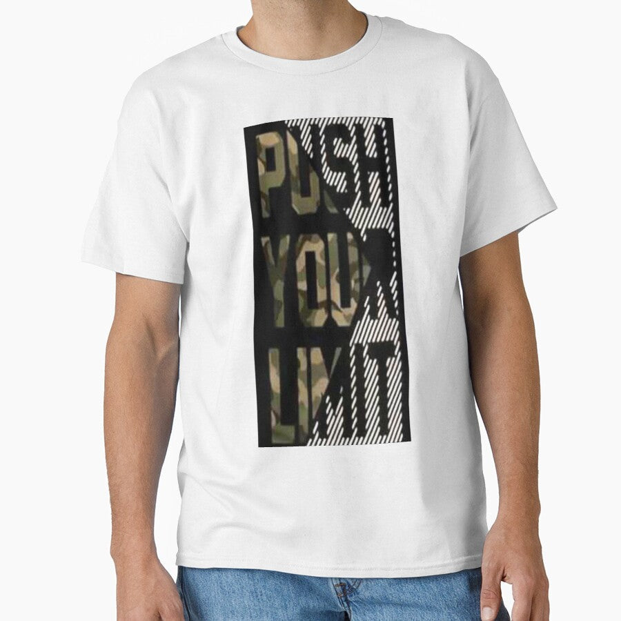 Push Your Limit Cotton by storeInsight - Adult & Kids T-Shirts, Sweatshirts & Hoodies apparel design preview 1