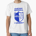 Fantasy Football Legend Blue T-Shirt - Custom Art Print Unisex - T-Shirt, Sweatshirt, Hoodie