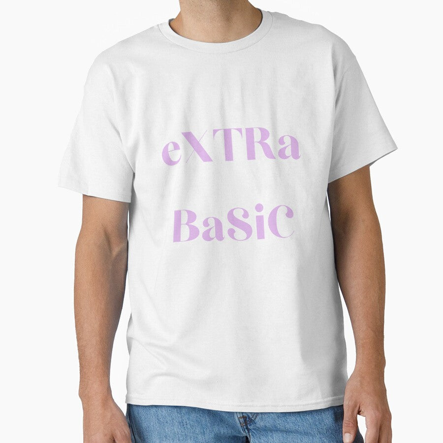 EXTRA BASIC by Swooncake Press - Adult & Kids T-Shirts, Sweatshirts & Hoodies apparel design preview 1