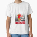 Football Lover American Football Player T-Shirt - Minimalist Print Unisex - T-Shirt, Sweatshirt, Hoodie