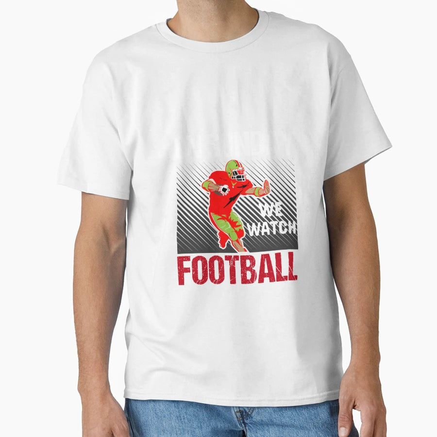 Football Lover American Football Player T-Shirt - Minimalist Print Unisex - T-Shirt, Sweatshirt, Hoodie