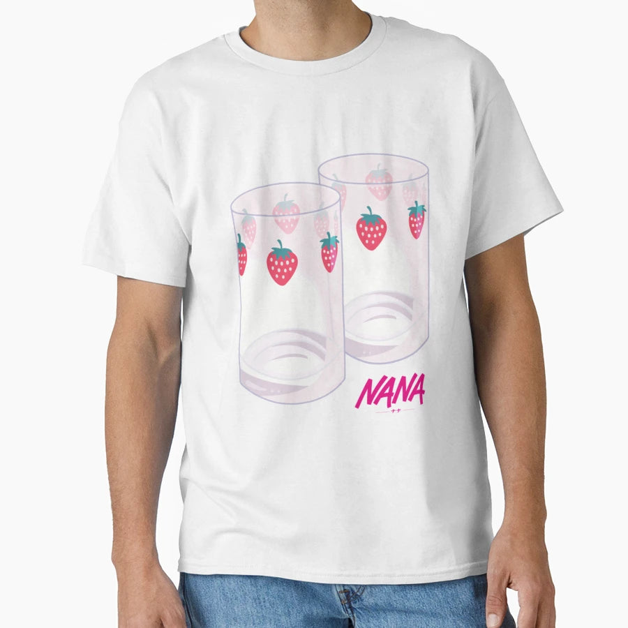 Nana Strawberry Glasses T-Shirt - Aesthetic Graphic for Adults - T-Shirt, Sweatshirt, Hoodie