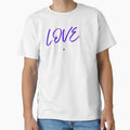 Love Football Blue T-Shirt - Trendy Graphic Men Women - T-Shirt, Sweatshirt, Hoodie