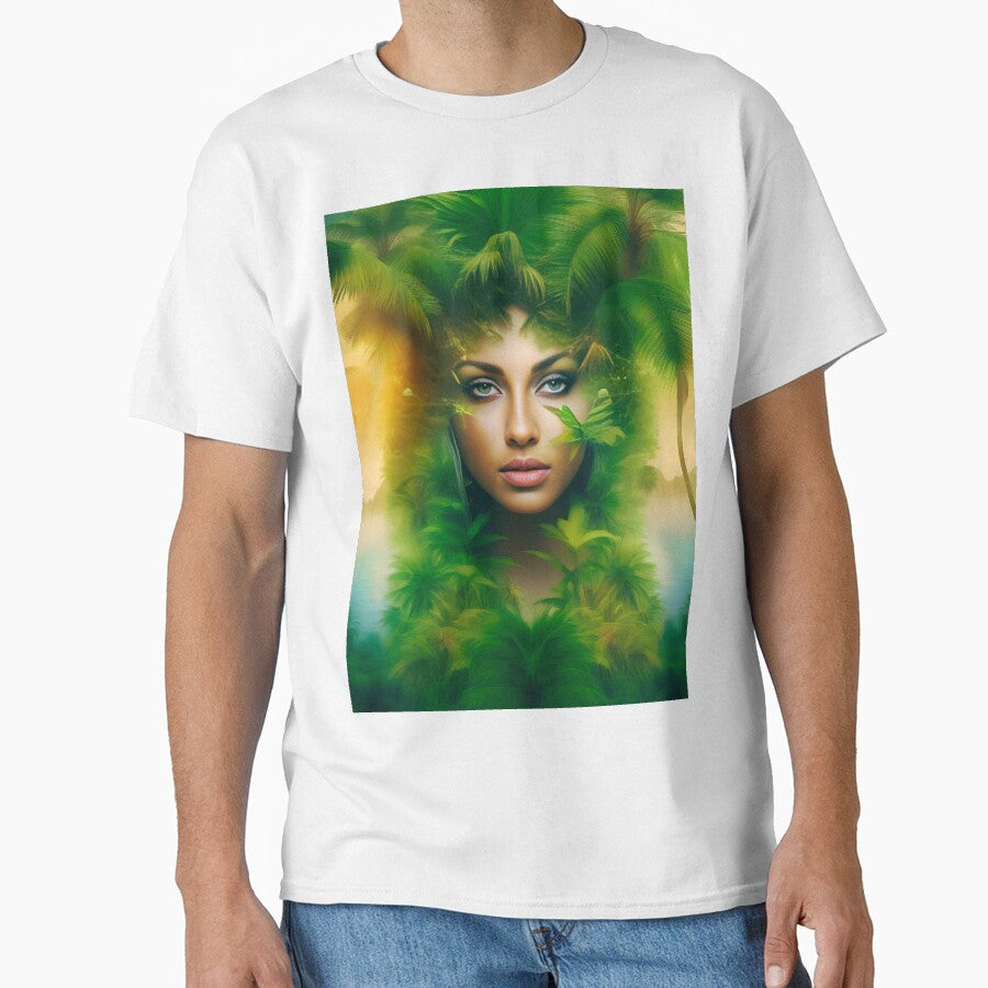Mother Nature, Palm Tree, After Sun, Rise, Triangle - Adult & Kids T-Shirts, Sweatshirts & Hoodies apparel design preview 1