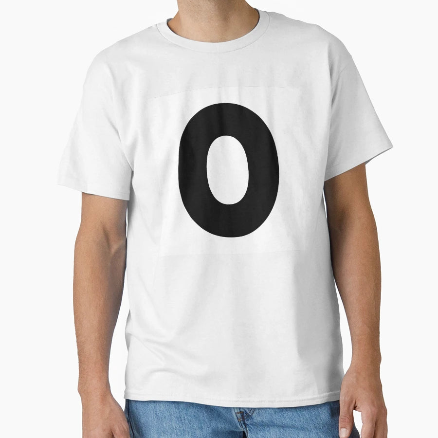 Letter O T-Shirt - Casual Everyday Wear for Adults - T-Shirt, Sweatshirt, Hoodie