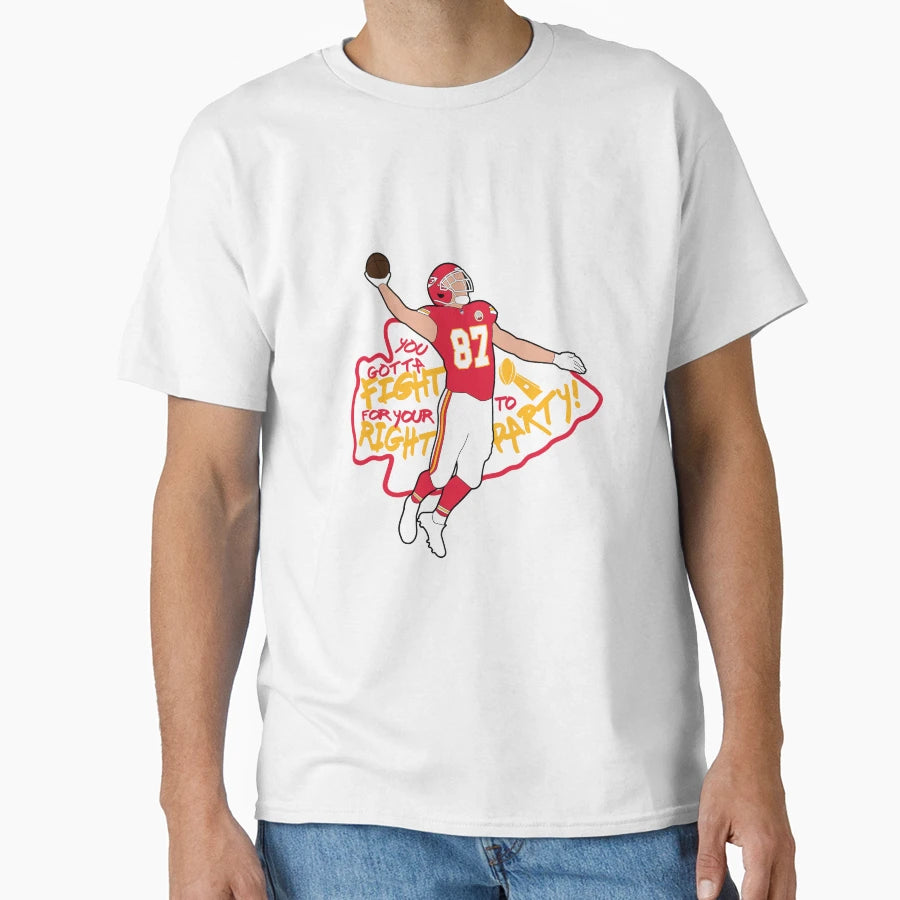 Kelce 87 T-Shirt - Custom Art Print for Adults - T-Shirt, Sweatshirt, Hoodie