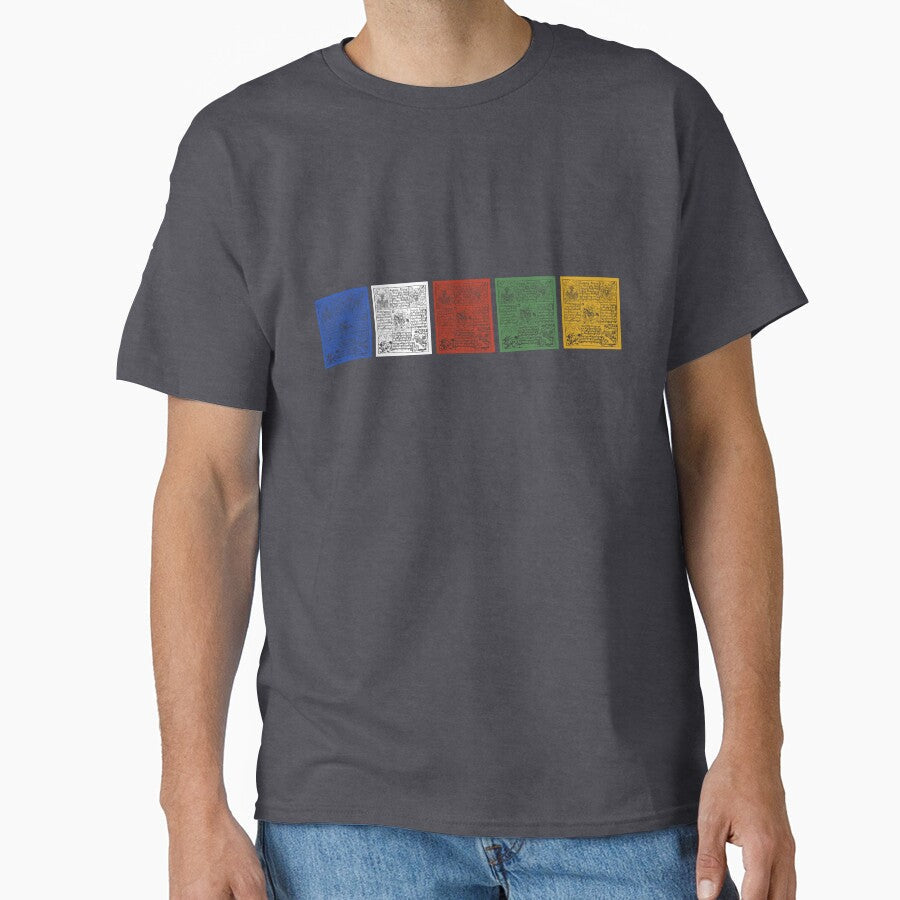 Tibetan Prayer Flags by KarmaGardri - Adult & Kids T-Shirts, Sweatshirts & Hoodies apparel design preview 1