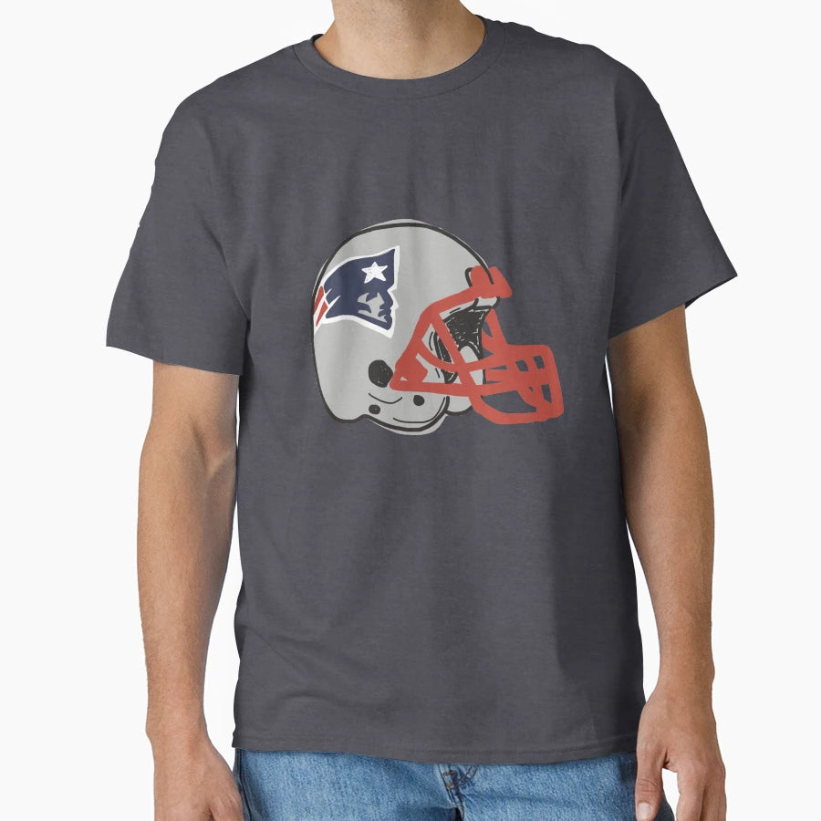 Patriots Helmet T-Shirt - Graphic Print for Adults - T-Shirt, Sweatshirt, Hoodie