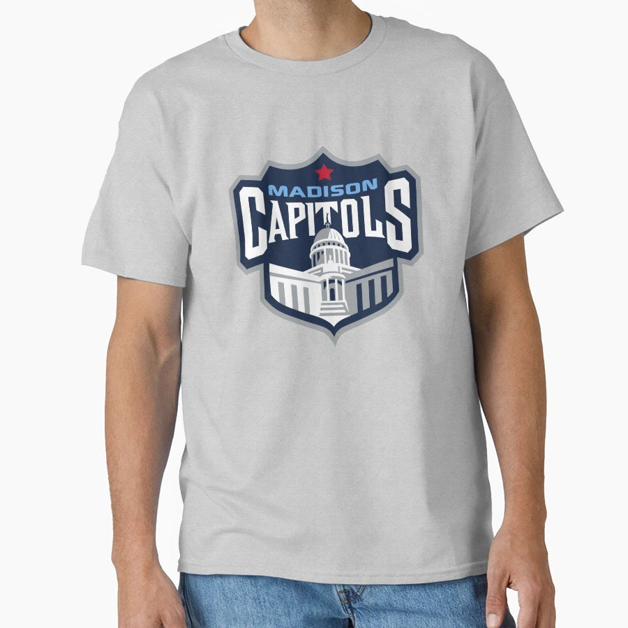 Madison Capitols T-Shirt - Minimalist Print for Adults - T-Shirt, Sweatshirt, Hoodie