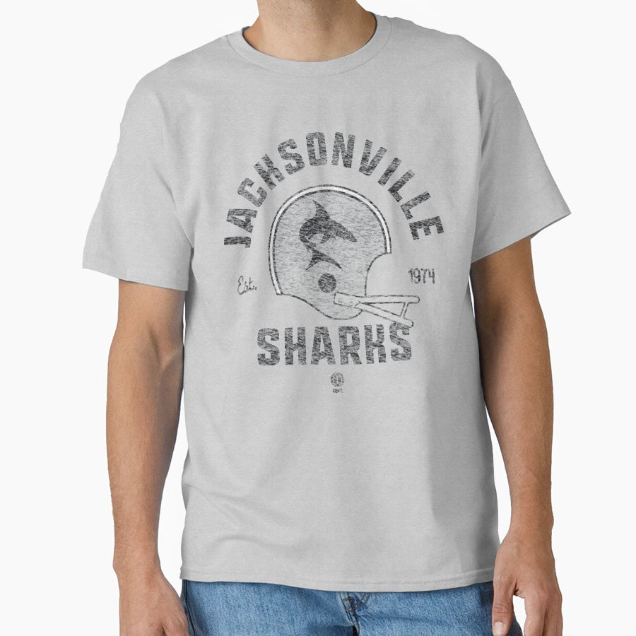 Defunct Series Jacksonville Sharks T-Shirt - Aesthetic Graphic for Adults - T-Shirt, Sweatshirt, Hoodie