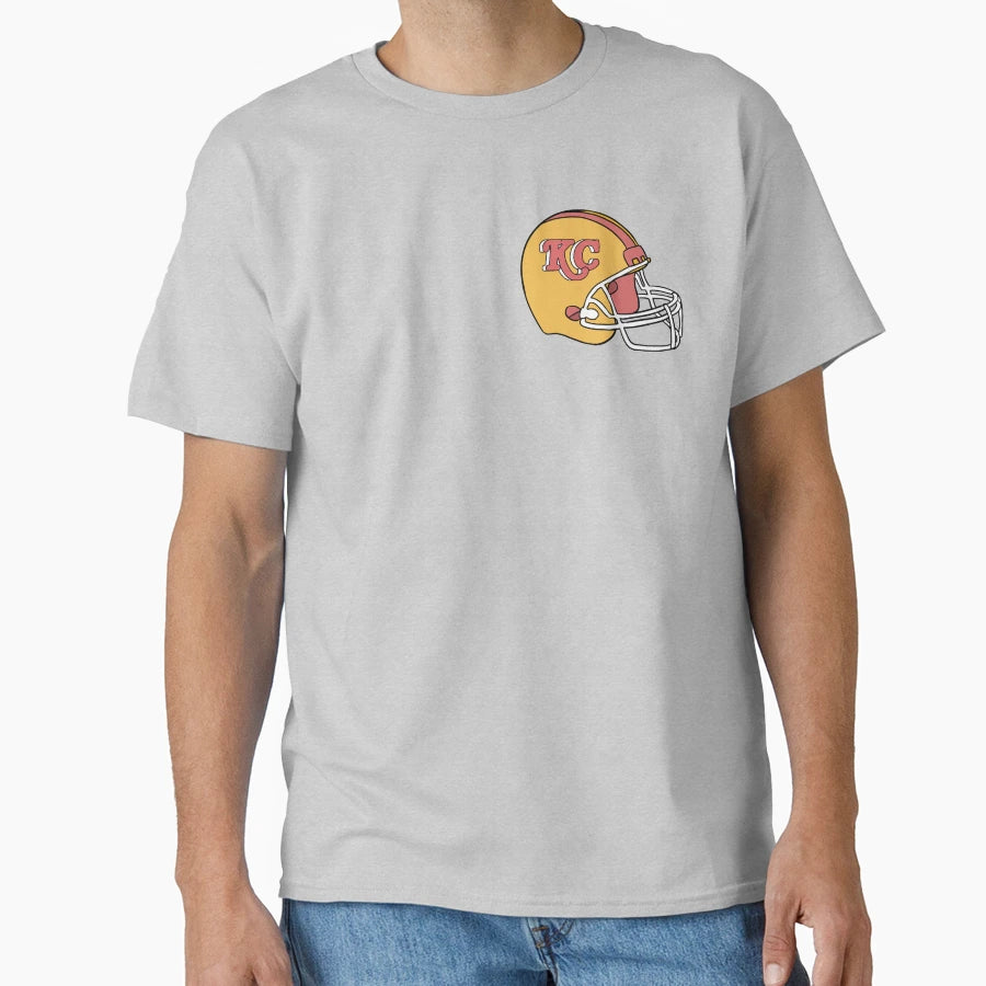 Chiefs Helmet T-Shirt - Aesthetic Graphic Men Women - T-Shirt, Sweatshirt, Hoodie