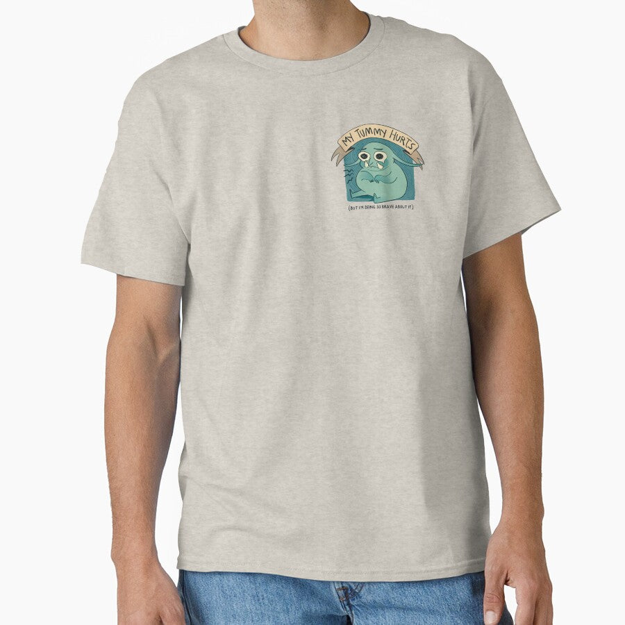 Brave Tummy Hurts Goblin by Lilaeleaf - Adult & Kids T-Shirts, Sweatshirts & Hoodies apparel design preview 1