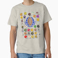 World Football League Defunct Team Helmets T-Shirt - Unique Graphic Unisex - T-Shirt, Sweatshirt, Hoodie