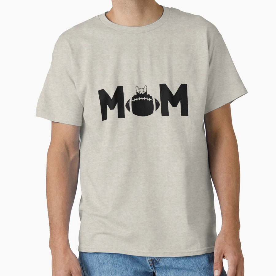 Funny Cat Love Football Cats Lover And T-Shirt - Novelty Apparel Unisex - T-Shirt, Sweatshirt, Hoodie