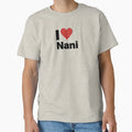 I Nani Love My Grandma T-Shirt - Graphic Print Men Women - T-Shirt, Sweatshirt, Hoodie