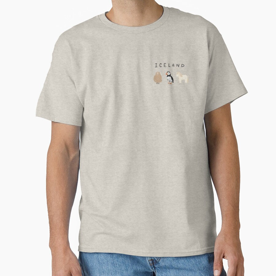 Icelandic Animals Puffin, Sheep, Horse by - Adult & Kids T-Shirts, Sweatshirts & Hoodies apparel design preview 1