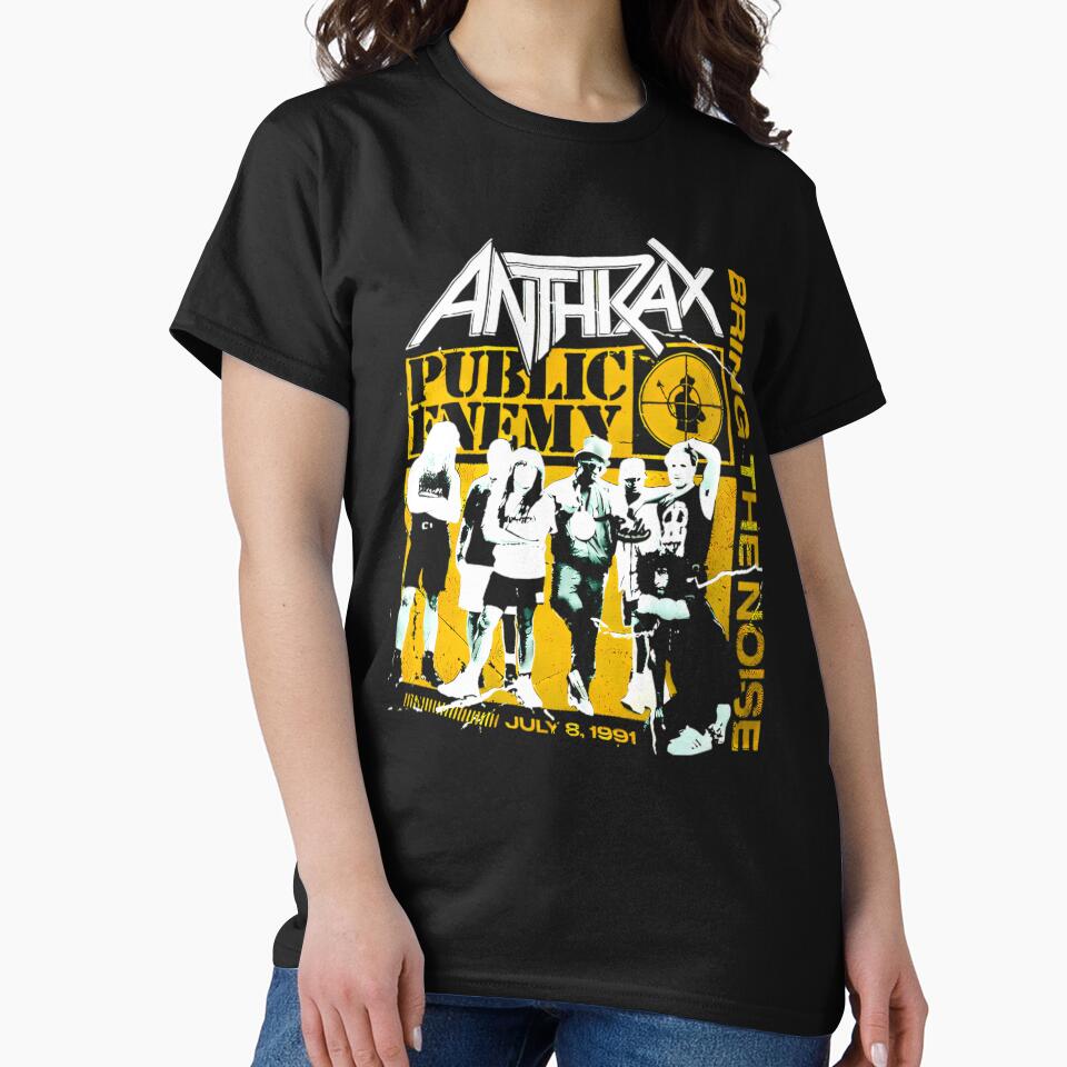 Anthraxs Public Enemy Bring The Noise Band by - Adult & Kids T-Shirts, Sweatshirts & Hoodies apparel design preview 2
