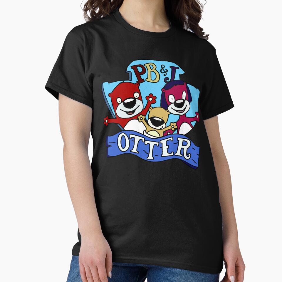 PB and J Otter Logo Fan Art by MazieBrunet - Adult & Kids T-Shirts, Sweatshirts & Hoodies apparel design preview 2