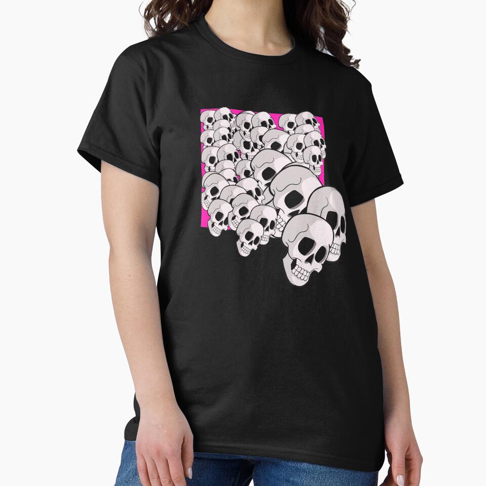 Waves of Skulls Street Wear by hola@me SHEMLARI - Adult & Kids T-Shirts, Sweatshirts & Hoodies apparel design preview 2