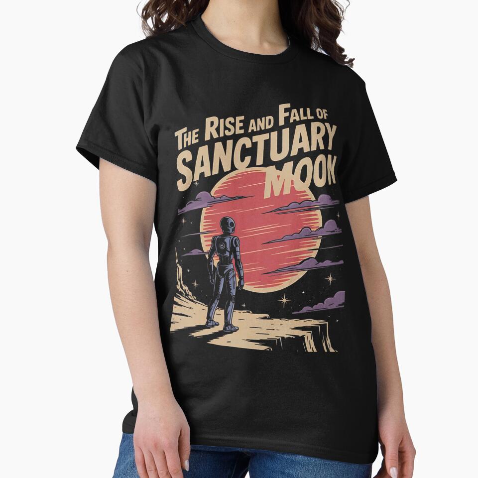 The Rise And Fall Of Sanctuary Moon Murderbot Diaries - Adult & Kids T-Shirts, Sweatshirts & Hoodies apparel design preview 2