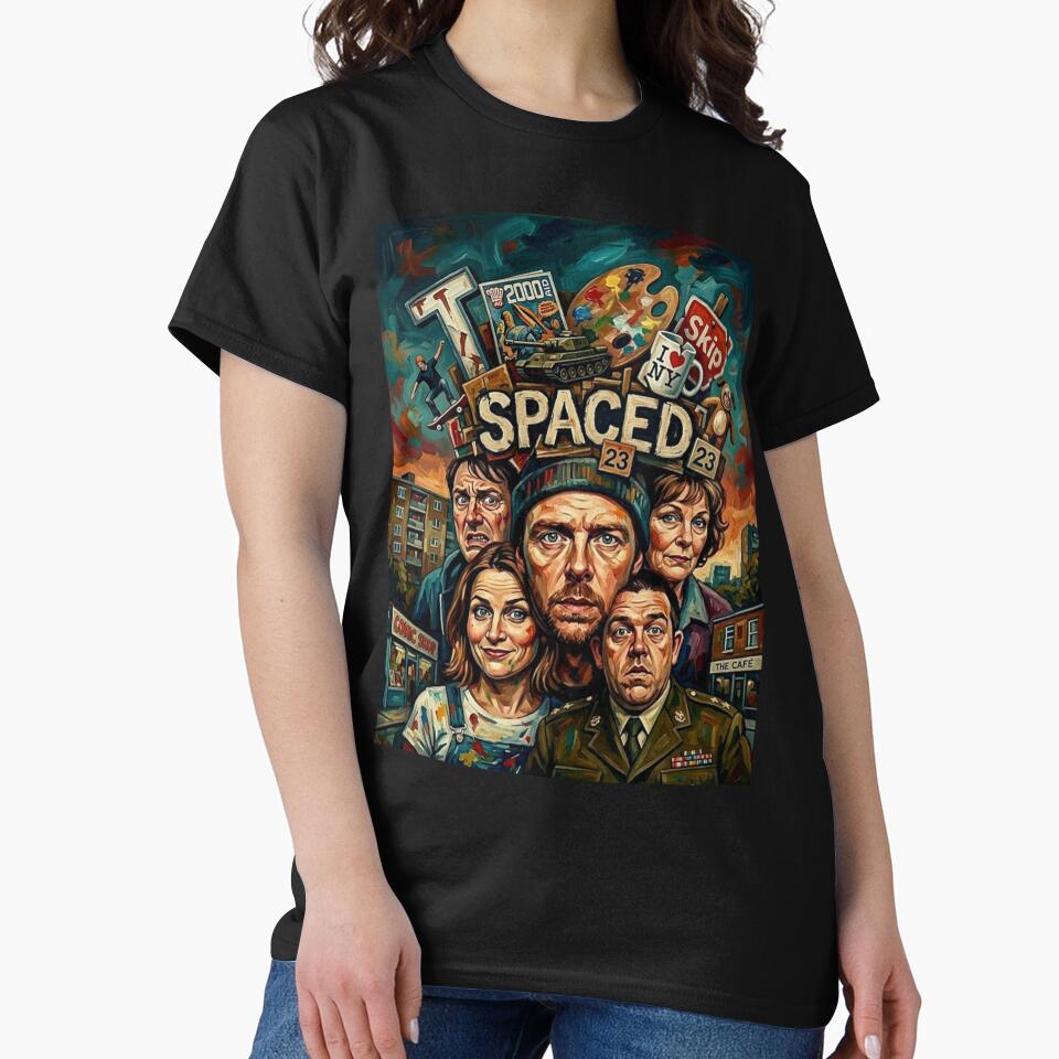 Spaced: We're Not in Bayside Anymore by Art's Diner - Adult & Kids T-Shirts, Sweatshirts & Hoodies apparel design preview 2