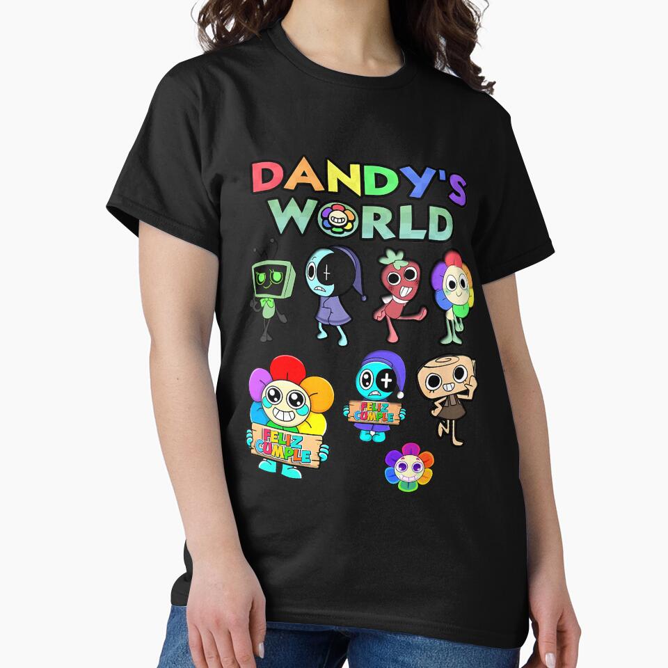 Dandys World Cute Game Character Cartoon Sprunki - Adult & Kids T-Shirts, Sweatshirts & Hoodies apparel design preview 2