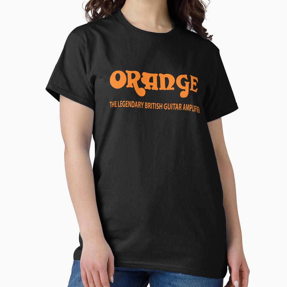 Orange Legendary British Guitar Amplifier by Martin - Adult & Kids T-Shirts, Sweatshirts & Hoodies apparel design preview 2