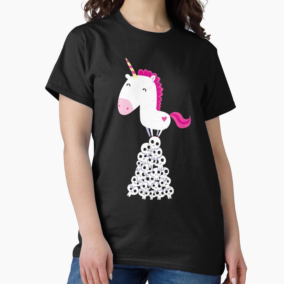 Killer Unicorn by DinoMike - Adult & Kids T-Shirts, Sweatshirts & Hoodies apparel design preview 2