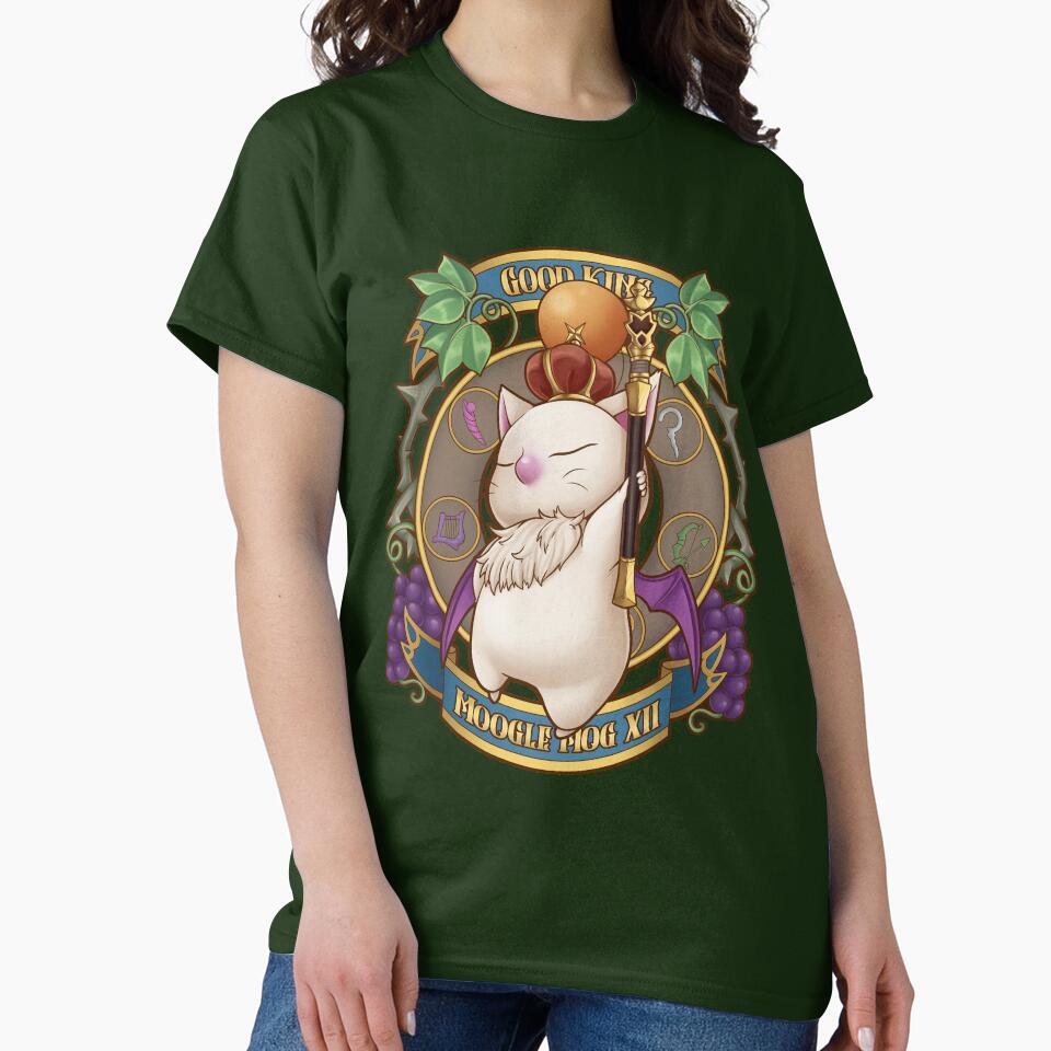 Moogle King by Sarya Art - Adult & Kids T-Shirts, Sweatshirts & Hoodies apparel design preview 2