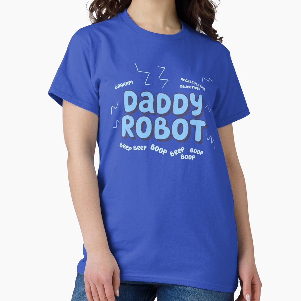 Daddy Robot by spookyhobbit - Adult & Kids T-Shirts, Sweatshirts & Hoodies apparel design preview 2