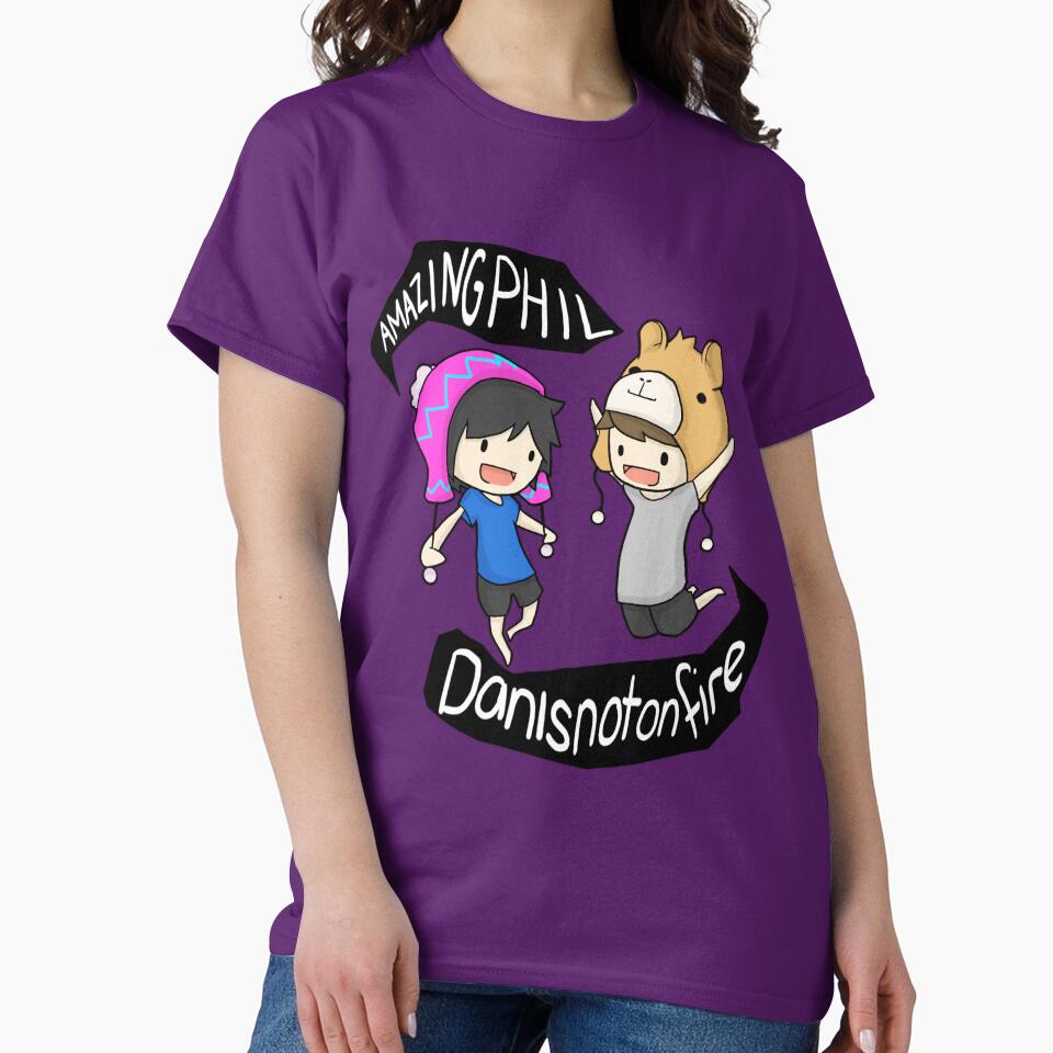 AmazingPhil and Danisnotonfire by iZelda - Adult & Kids T-Shirts, Sweatshirts & Hoodies apparel design preview 2