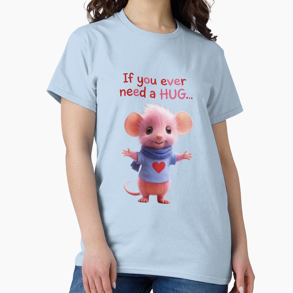 Mousy's BIG HUG by PuppyBerry - Adult & Kids T-Shirts, Sweatshirts & Hoodies apparel design preview 2