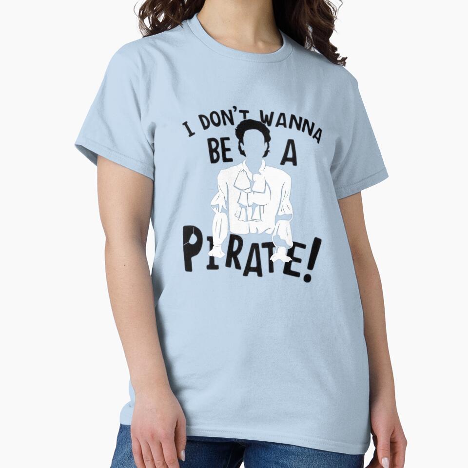 I dont wanna be a Pirate Jerry by Retr0Tshirts - Adult & Kids T-Shirts, Sweatshirts & Hoodies apparel design preview 2