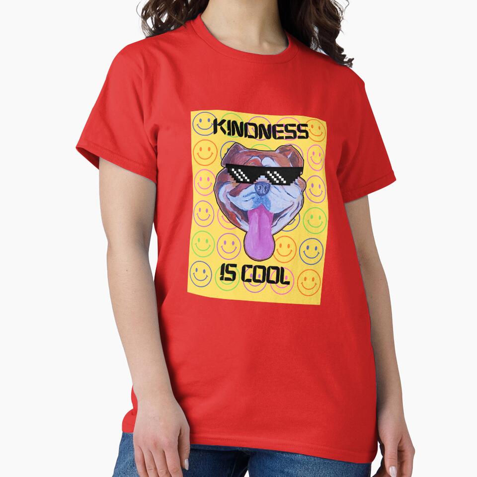Kindness is Cool by DaughertyDraws - Adult & Kids T-Shirts, Sweatshirts & Hoodies apparel design preview 2