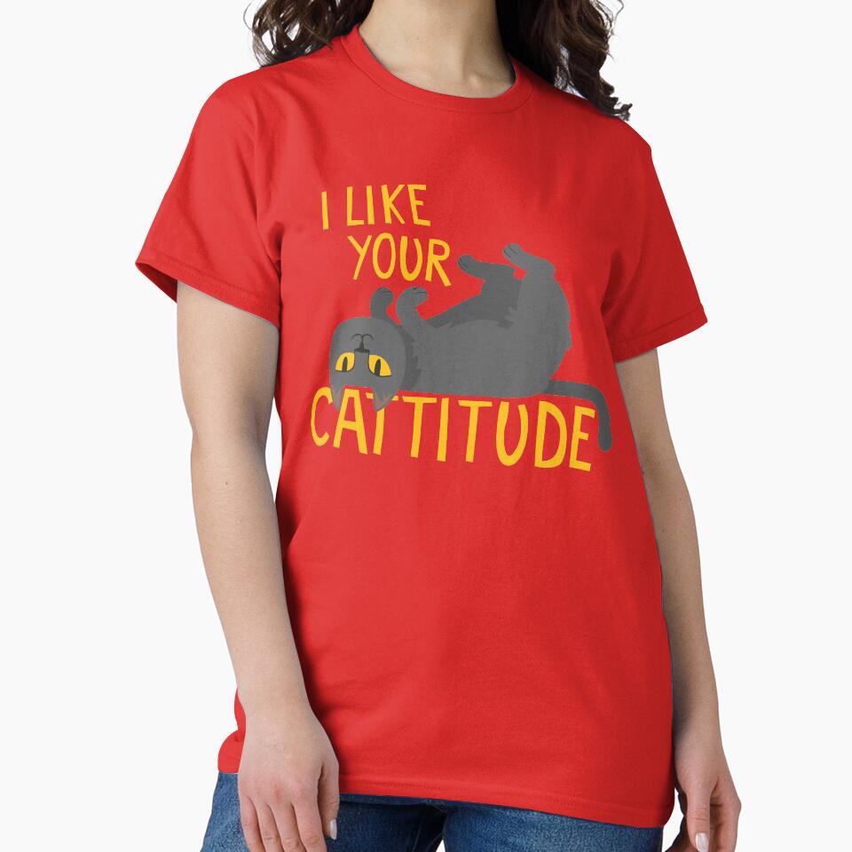 I Like Your Cattitude by jaffajam - Adult & Kids T-Shirts, Sweatshirts & Hoodies apparel design preview 2