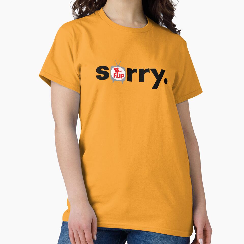 Flip skateboards sorry retro by Paintbase - Adult & Kids T-Shirts, Sweatshirts & Hoodies apparel design preview 2