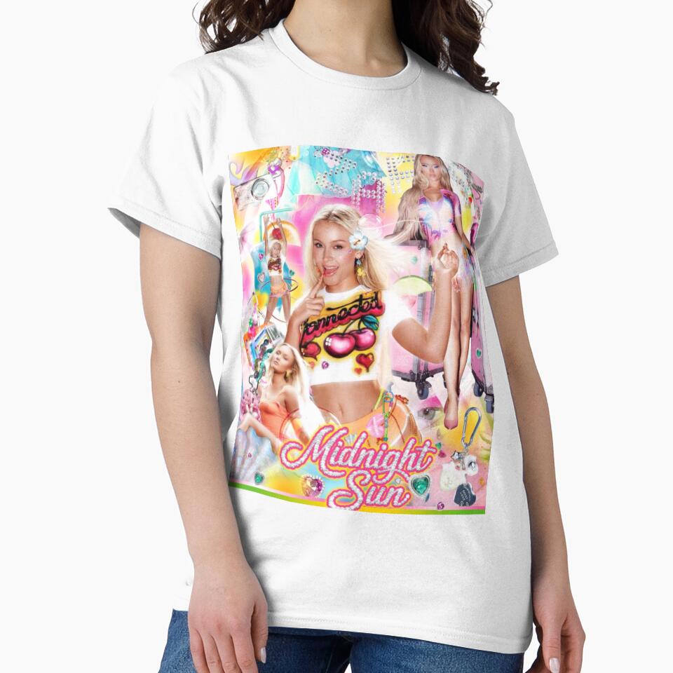 Zara Larsson Midnight Sun by georgilina - Adult & Kids T-Shirts, Sweatshirts & Hoodies apparel design preview 2