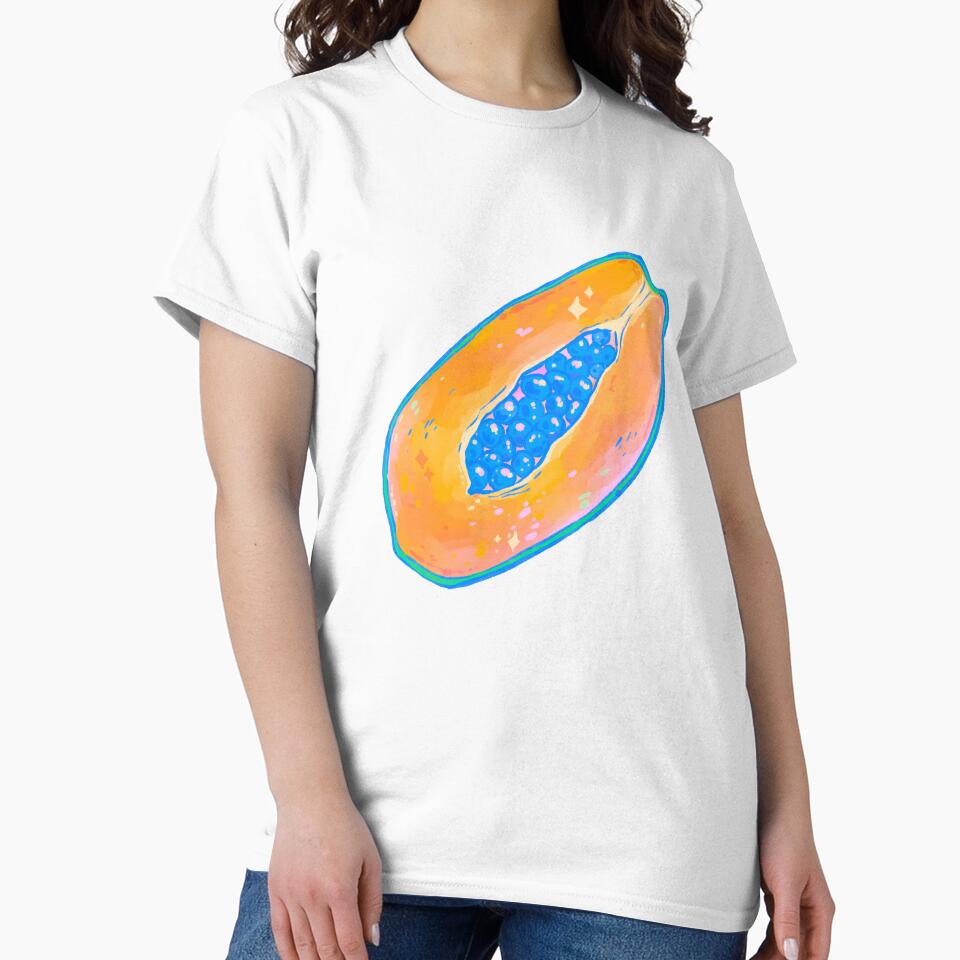 Magical Girl Papaya by Eridani11 - Adult & Kids T-Shirts, Sweatshirts & Hoodies apparel design preview 2