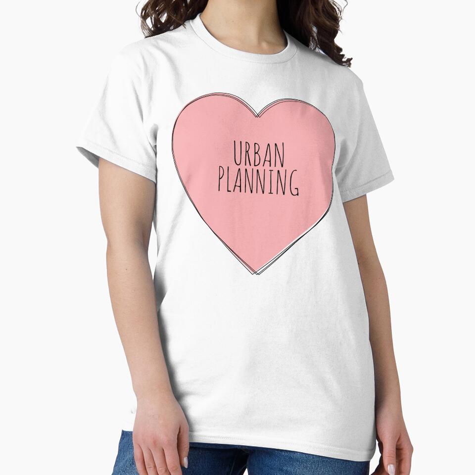 Urban Planning Heart by MaryAller - Adult & Kids T-Shirts, Sweatshirts & Hoodies apparel design preview 2