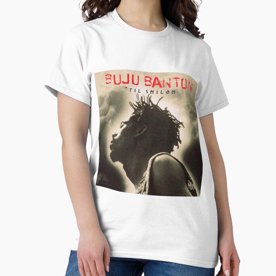 Buju Banton Til Siloh by arawlence - Adult & Kids T-Shirts, Sweatshirts & Hoodies apparel design preview 2