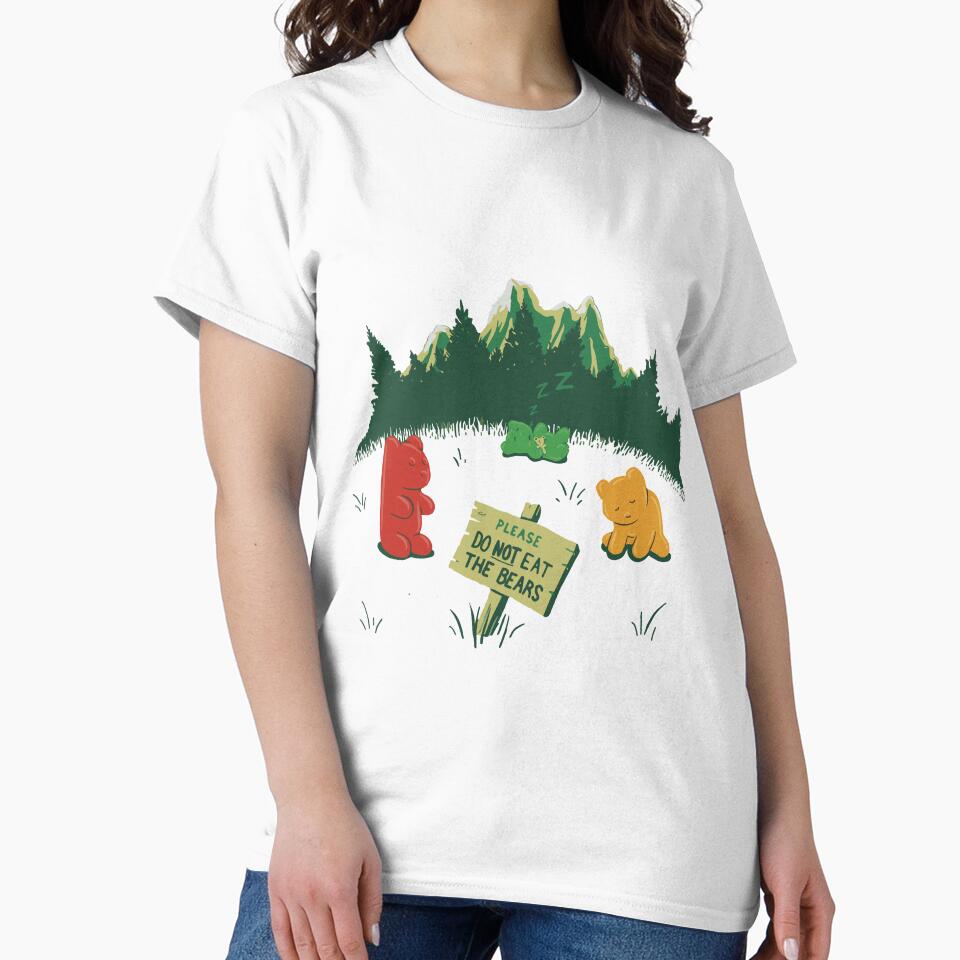 Do Not Eat the Bears by MangaCortaTees - Adult & Kids T-Shirts, Sweatshirts & Hoodies apparel design preview 2