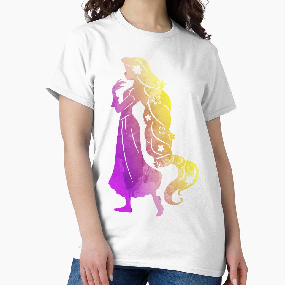 Magical Long Hair Silhouette Art by ShadowsInspired - Adult & Kids T-Shirts, Sweatshirts & Hoodies apparel design preview 2