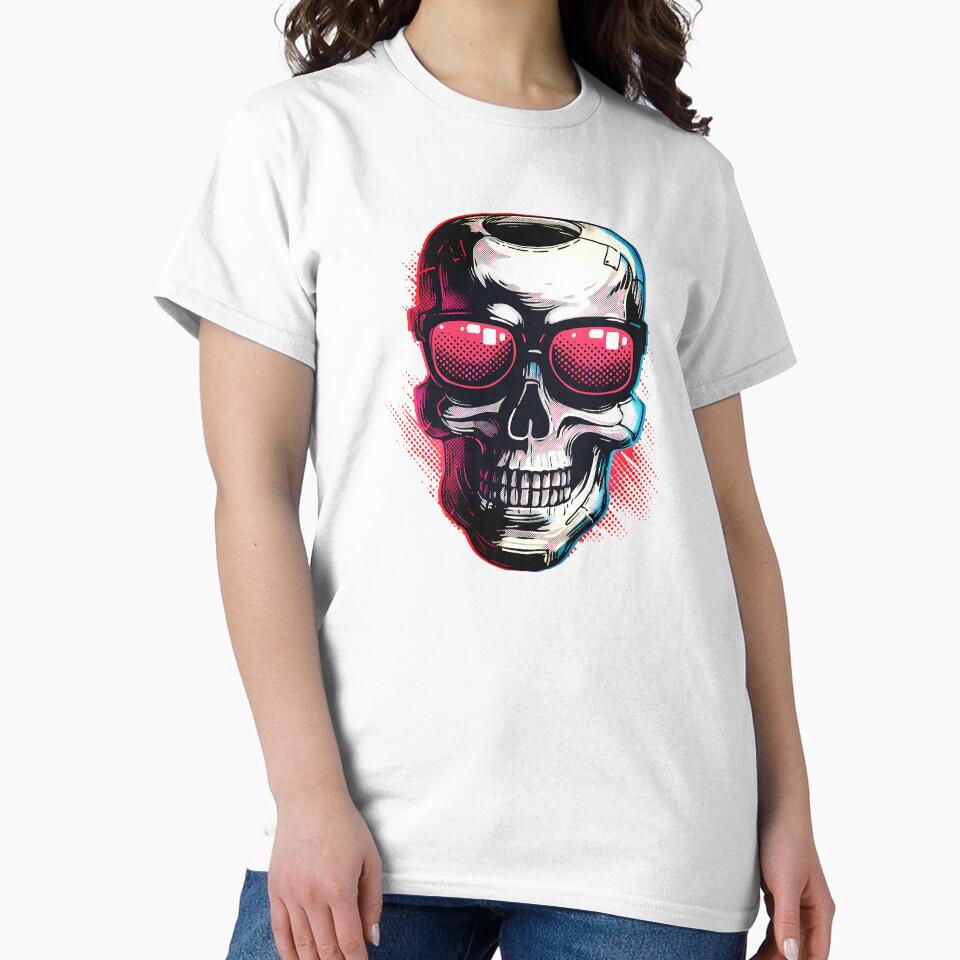 Stylish skull with sunglasses by Wawan35200 - Adult & Kids T-Shirts, Sweatshirts & Hoodies apparel design preview 2