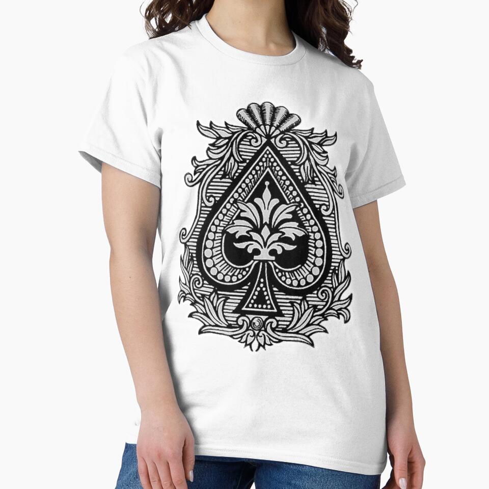 Aces card logo, old school streetwear, classic design - Adult & Kids T-Shirts, Sweatshirts & Hoodies apparel design preview 2