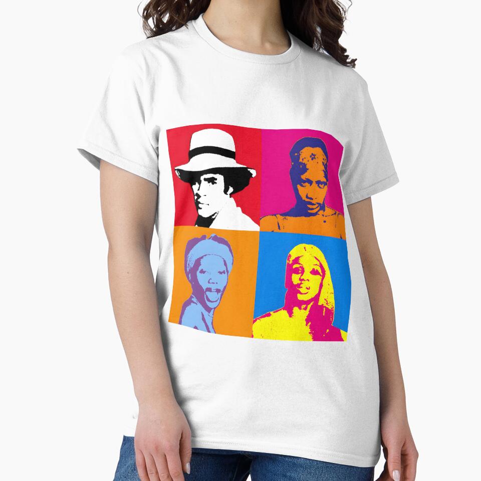Boney M. Warhol Style Print by SMStore - Adult & Kids T-Shirts, Sweatshirts & Hoodies apparel design preview 2