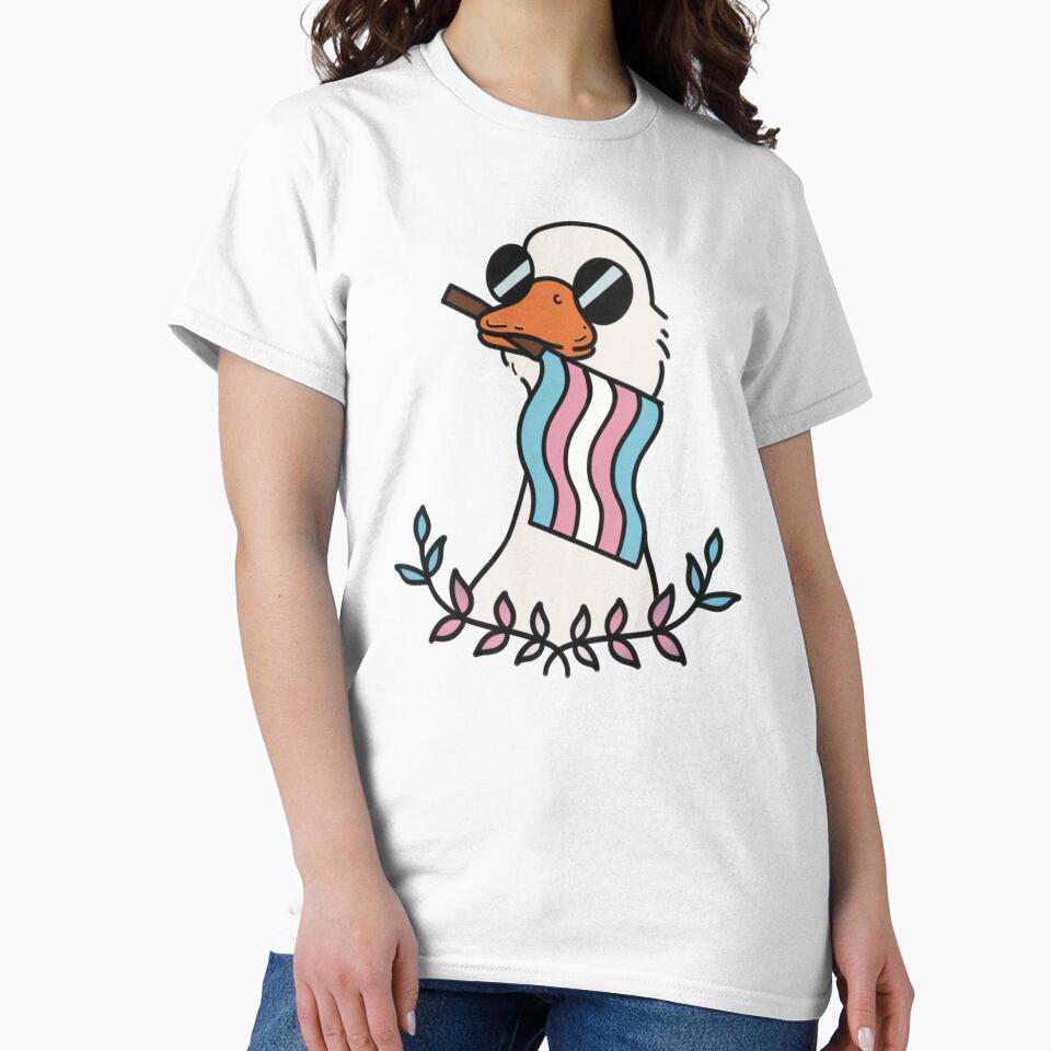 Trans-cendent Goose by The-Craftcopia - Adult & Kids T-Shirts, Sweatshirts & Hoodies apparel design preview 2