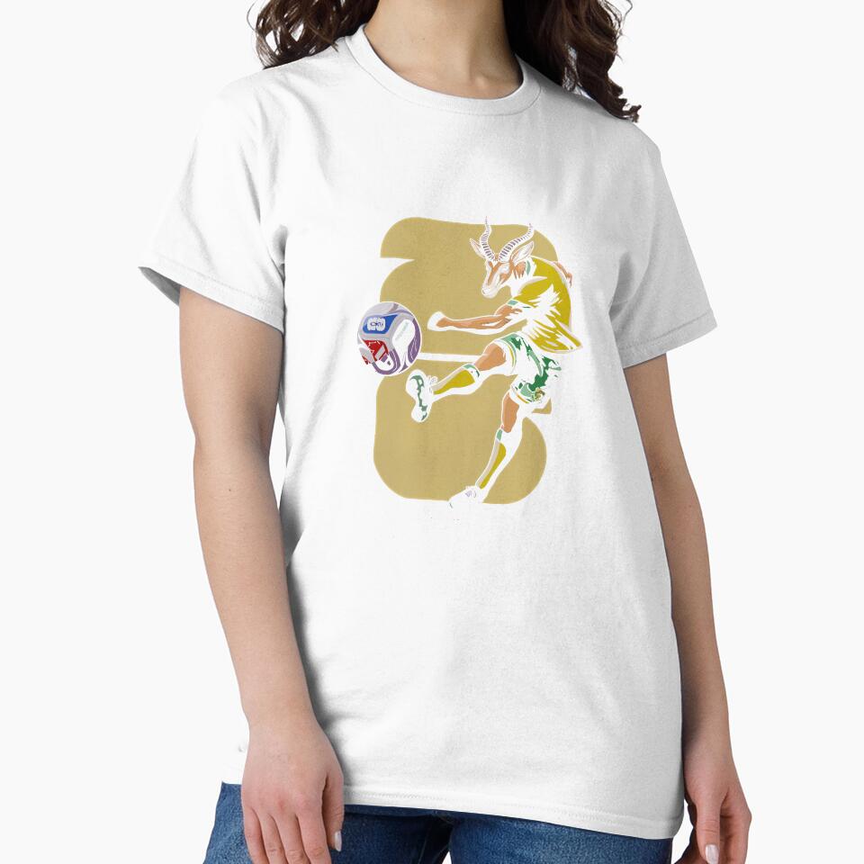 South Africa Springbok Soccer T-Shirt_91176937 by - Adult & Kids T-Shirts, Sweatshirts & Hoodies apparel design preview 2